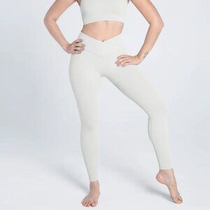 Cosmolle Women's Seamless Crossover Leggings - L